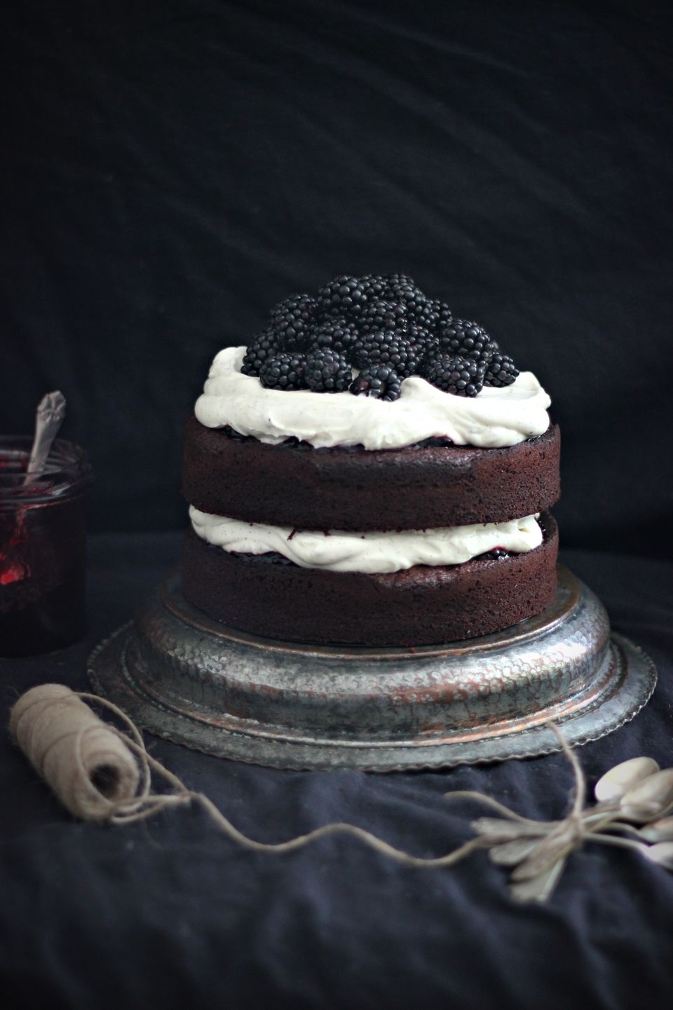 BLACKBERRY LAYER CAKE