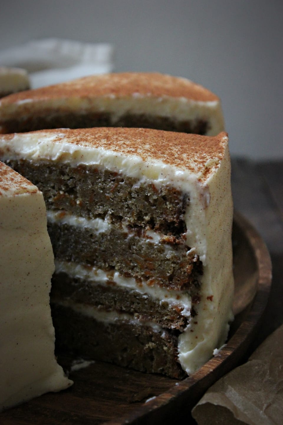 CARROT CAKE WITH LEMON CREAM CHEESE FROSTING