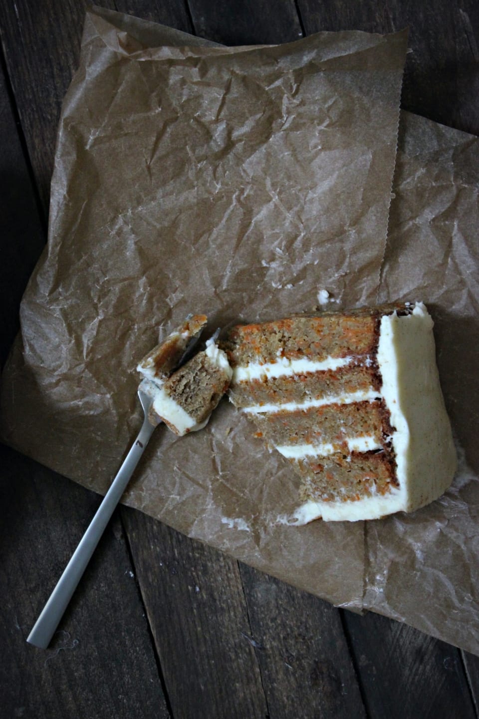 CARROT CAKE WITH LEMON CREAM CHEESE FROSTING