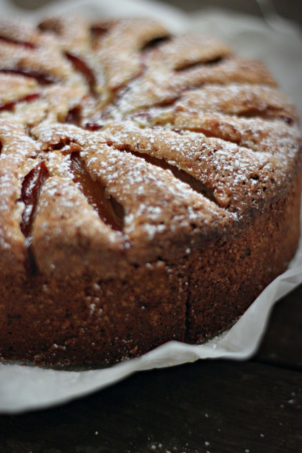 PLUM MARZIPAN CAKE
