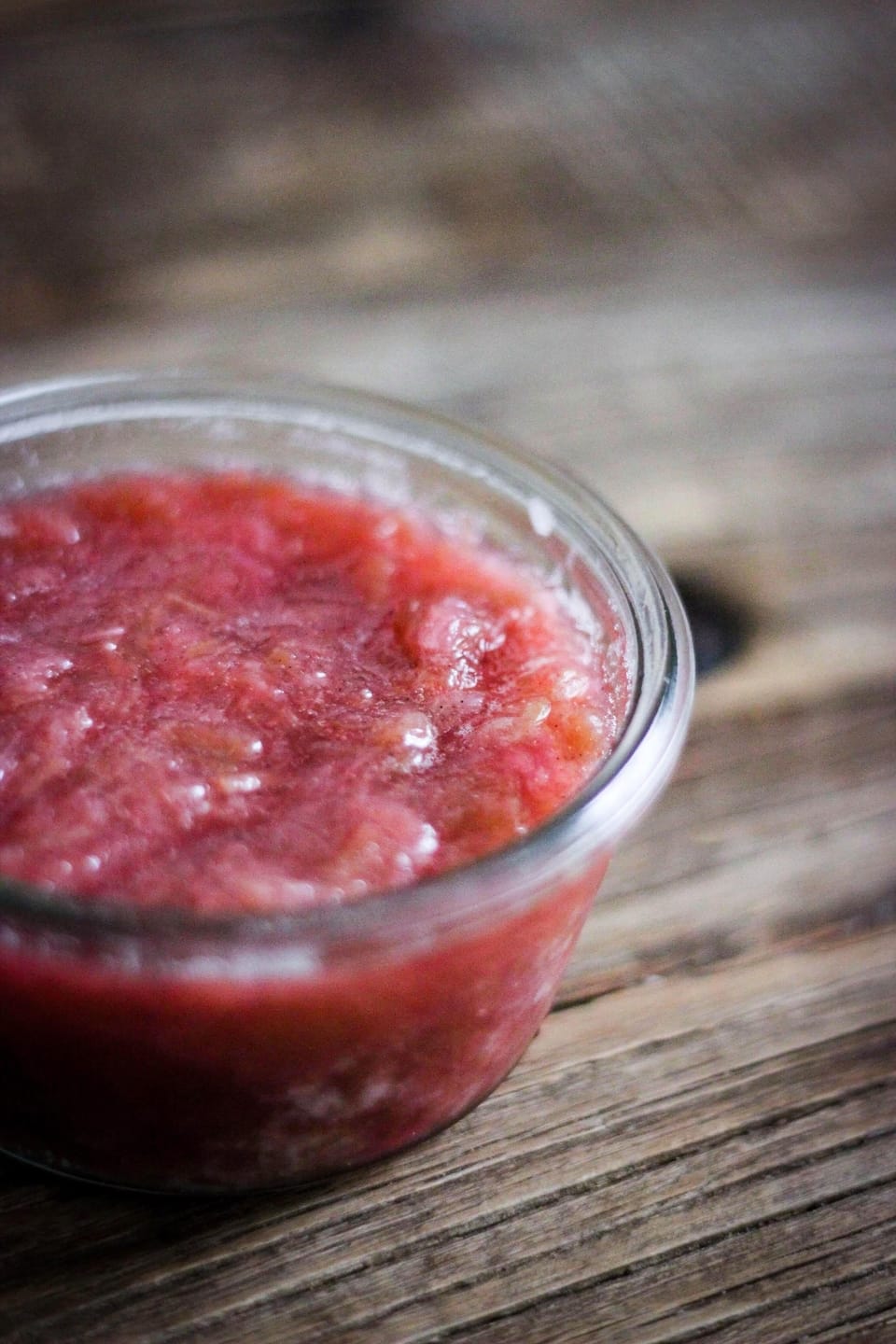 ALMOND RHUBARB CAKE WITH FRESH STRAWBERRIES