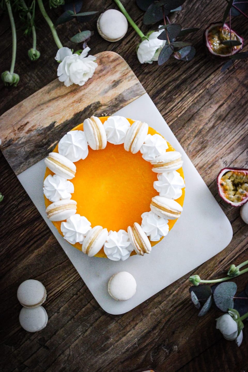 PASSION FRUIT CHEESECAKE
